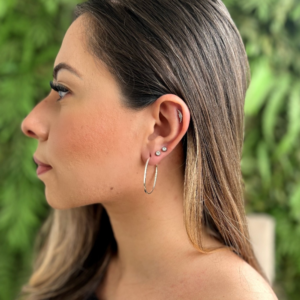 Argola Oval 33mm - Imagem 2