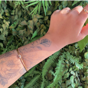 Bracelete olho grego banhado em ouro 18k - Image 2