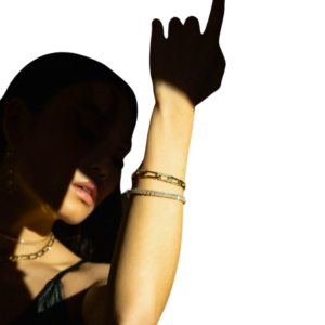 Pulseira Caterina elos groumet banhado em ouro 18k - Imagem 2
