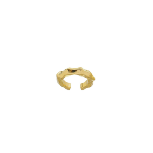 Piercing fake spike banhado em ouro 18k - Imagem 1