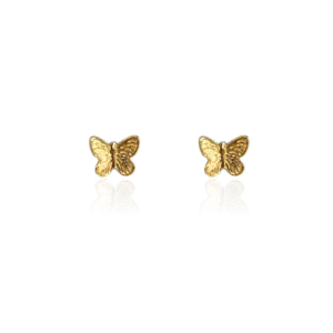 Brinco Borboleta G Banhado em Ouro 18k - Imagem 1