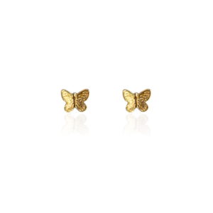 Brinco Borboleta M Banhado em Ouro 18k - Imagem 1