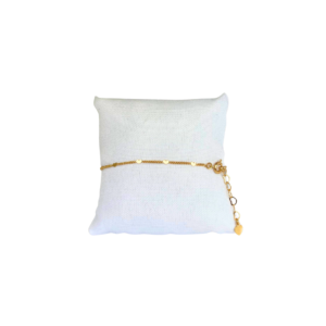 Pulseira Mini Coração Banhado em Ouro 18k - Imagem 1