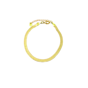 Pulseira Fita Diamantada Banhado em Ouro 18k - Imagem 1