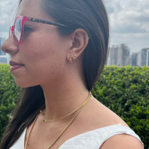 Brinco Gota Banhado em Ouro 18k - Imagem 2