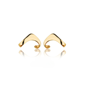 Brinco Ear Hook 2 em 1 Banhado em Ouro 18k - Imagem 1