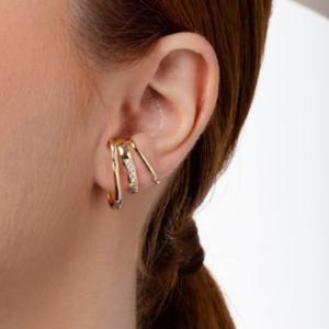 Piercing Fake Orgânico Banhado em Ouro 18k - Imagem 3