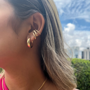 Piercing Fake Orgânico Banhado em Ouro 18k - Imagem 2