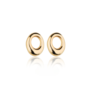 Brinco Círculo Banhado em Ouro 18k - Imagem 1