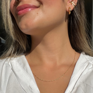 Colar Singapura 3mm Banhado em Ouro 18k - Imagem 1