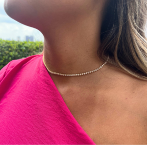 Colar Riviera Banhado em Ouro 18k - Imagem 2