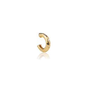 Piercing fake tubinho banhado em ouro 18k - Imagem 1