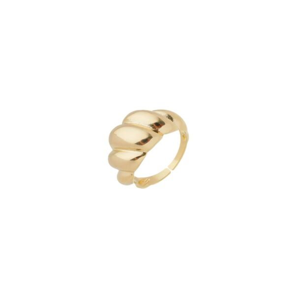 Anel croissant torcido banho ouro Padine SKU AN-NG-5 Anel croissant torcido banho ouro feminino da loja Padine