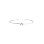 Bracelete nó banhado em ródio feminino da loja Padine