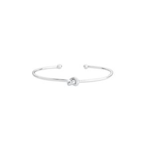 Bracelete nó banhado em ródio feminino da loja Padine